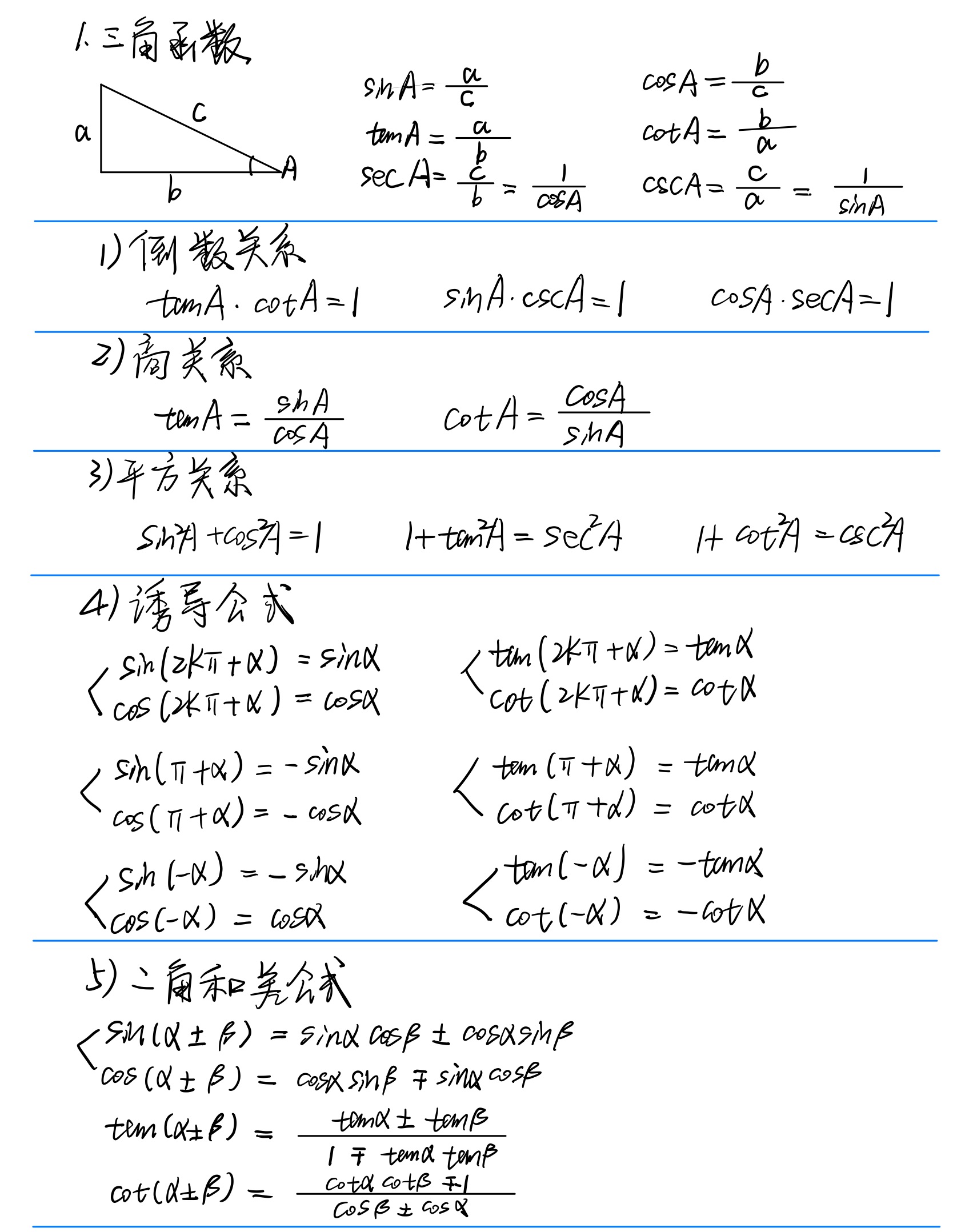 常见公式