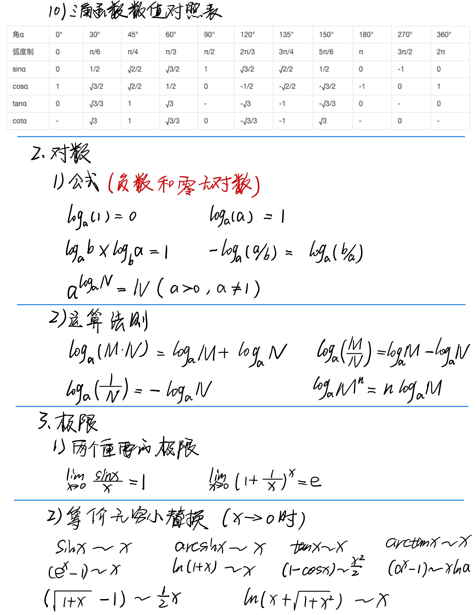 常见公式